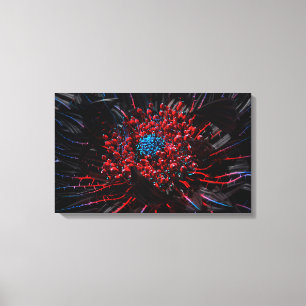 Lienzo Flor cibernético