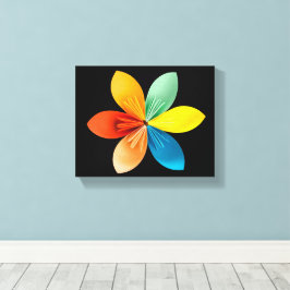 Lienzo Flor Colorida