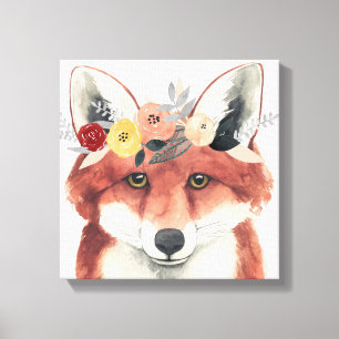 Lienzo Flor Crown Forester Fox