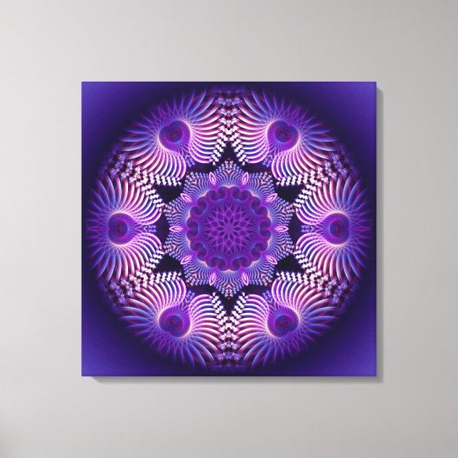 Lienzo Flor de Apofisis Kaleidoscope I (Anverso)