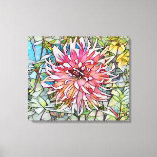 LIENZO FLOR DE DALIA