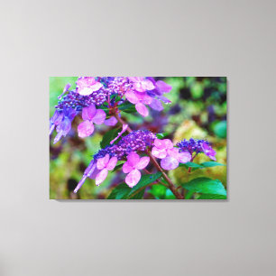 Lienzo Flor de Hortensia Morada Twist and Shout