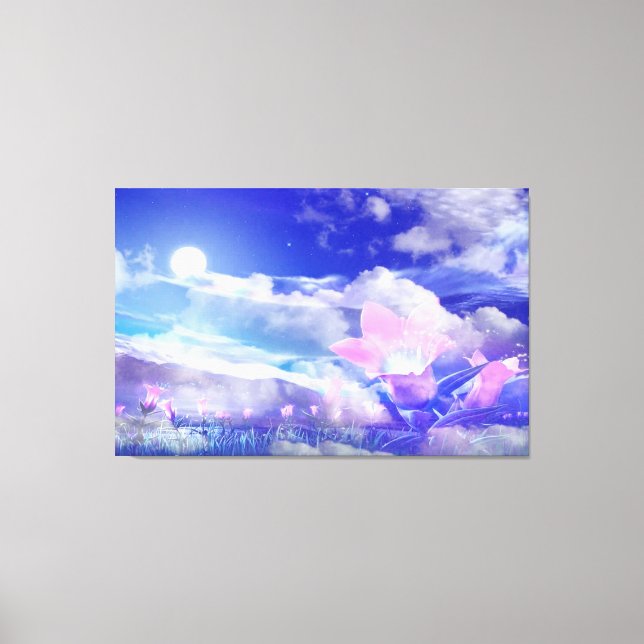 Lienzo Flor de Luna (Anverso)