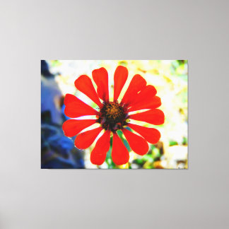 Lienzo Flor de naranja vibrante en flor