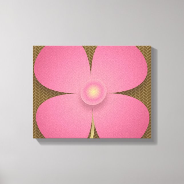 Lienzo Flor de primavera (Anverso)