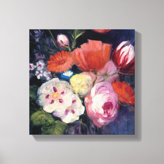 Lienzo Flor de primavera de corte fresco (Anverso)