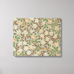 Lienzo Flor de trébol botánico de William Morris