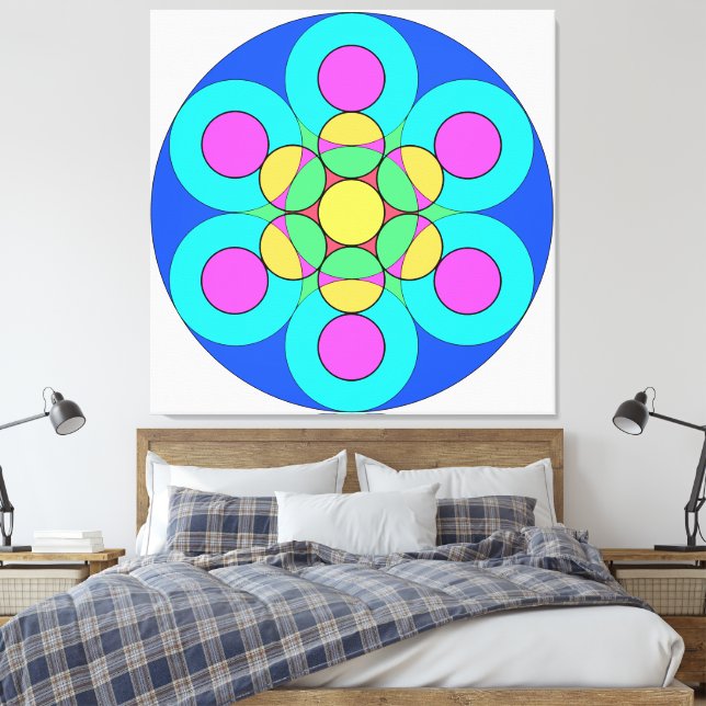 Lienzo Flor de verano (Insitu(Dormitorio))