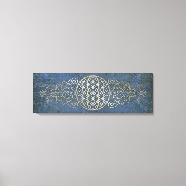 Lienzo Flor de vida / Blume des Lebens - IX de época (Anverso)