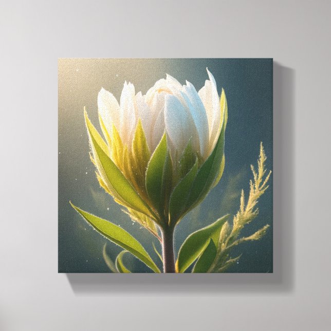 Lienzo Flor elegante (Anverso)
