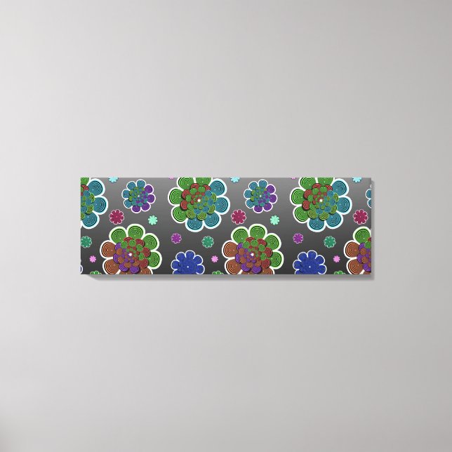 Lienzo Flor fractal dos (Anverso)