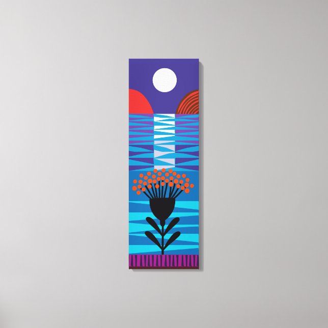 Lienzo Flor lunar (Anverso)
