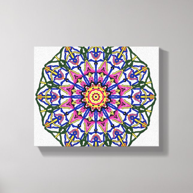 Lienzo Flor Mandala (Anverso)