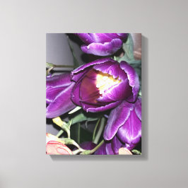 Lienzo Flor morada