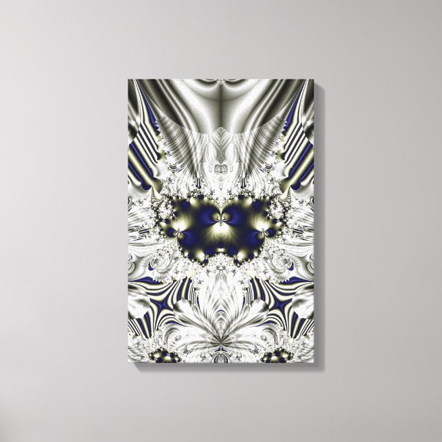 Lienzo Flor negra (Anverso)