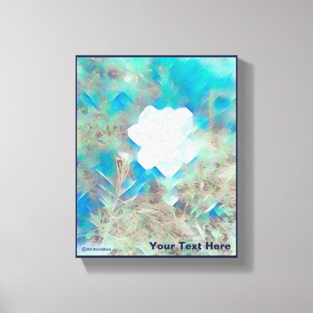 Lienzo Flor Pastel (Anverso)