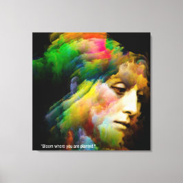 Lienzo flor planta para ti