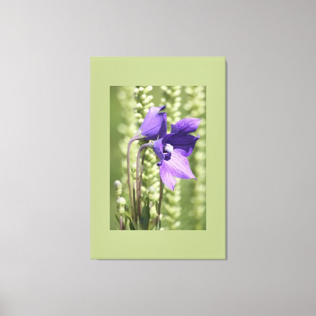 Lienzo Flor Purple Garden (Anverso)