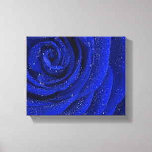 Lienzo Flor rosa azul bonito por la mañana