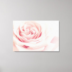 Lienzo Flor Rosa rosa claro - Flor floral Rosa