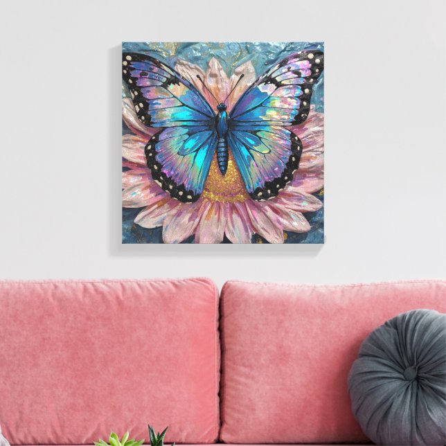 Lienzo Flor serena inmersa en rico color (Insitu (Sala de estar))