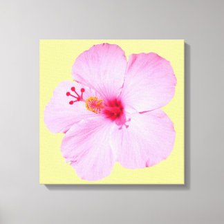 Lienzo Flor tropical Hibiscus rosa
