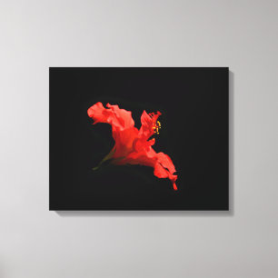 Lienzo Flor vibrante de Hibiscus