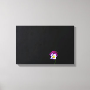 Lienzo Flor violeta 16,50x11 (41,25x27,5cm) waccnm