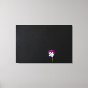 Lienzo Flor violeta 36x24 (90x60cm) waccnm