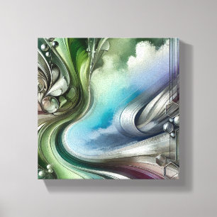 Lienzo Flora de futuro