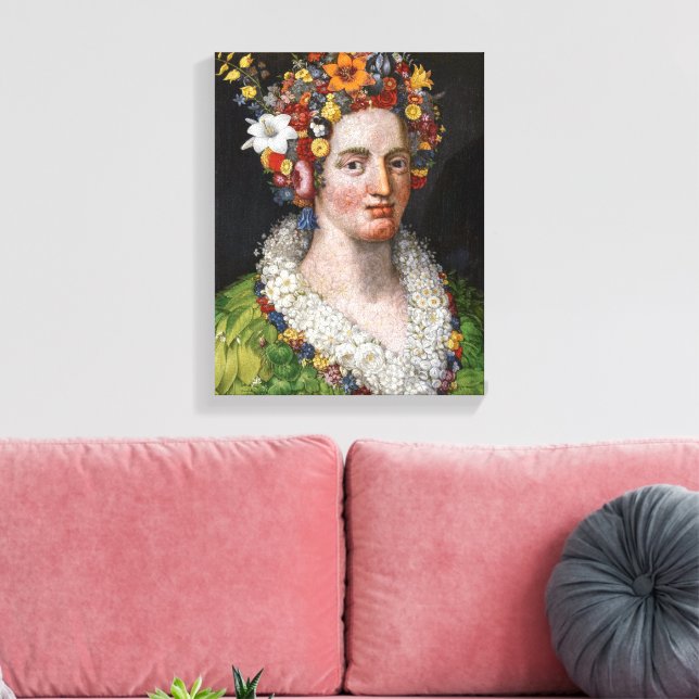 Lienzo Flora | Giuseppe Arcimboldo | (Insitu (Sala de estar))