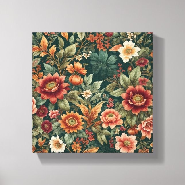 Lienzo Floral (Anverso)