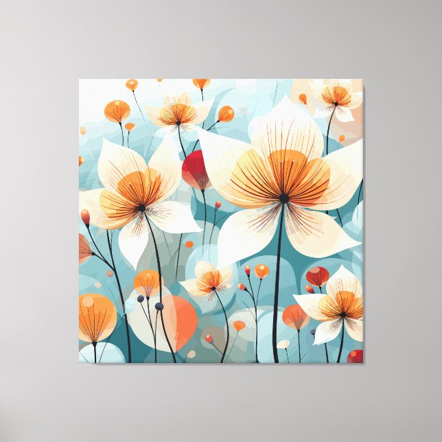 Lienzo Floral (Anverso)