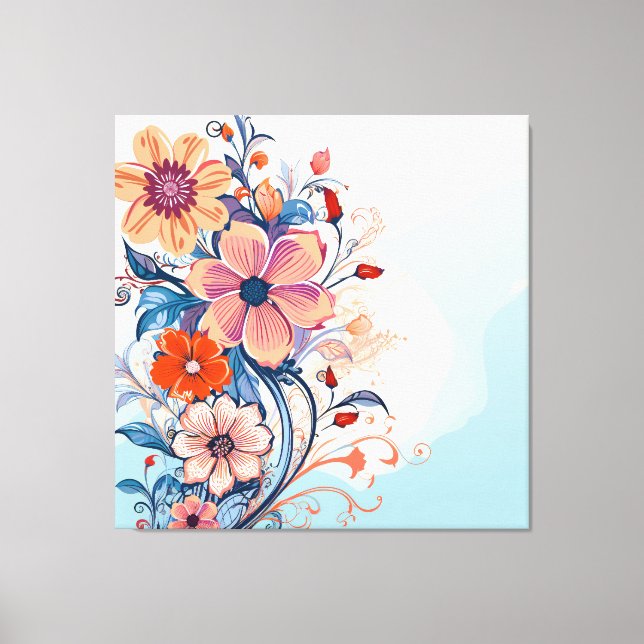 Lienzo Floral (Anverso)