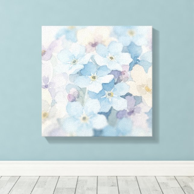 Lienzo Floral Abstracto  (Insitu (piso de madera))
