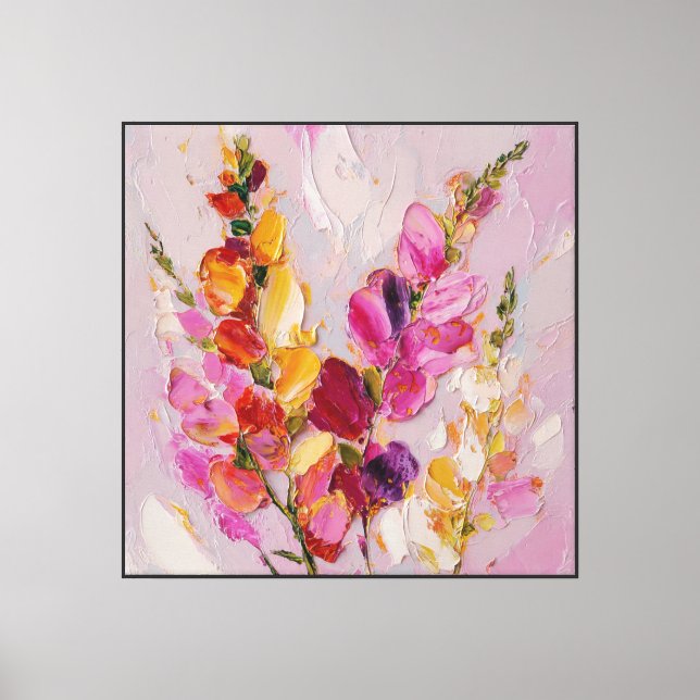 Lienzo Floral Abstracto Blossom Drift (Anverso)