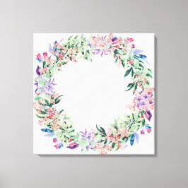 Lienzo Floral Berries Wreath