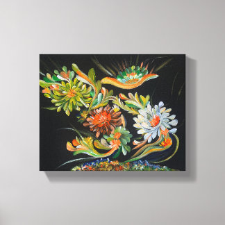 Lienzo Floral Bloom - Pintura de tela Om