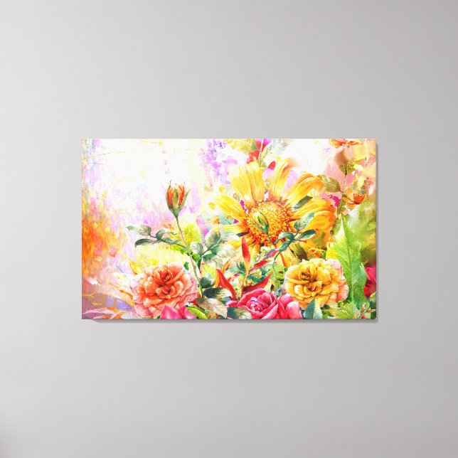 Lienzo Floral Blossom Bloom Wall Art (Anverso)