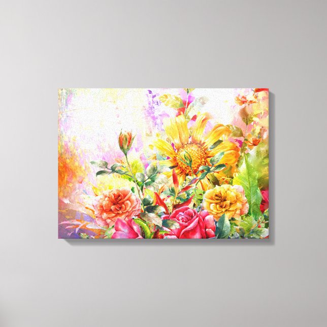 Lienzo Floral Blossom Bloom Wall Art (Anverso)