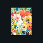 Lienzo Floral de jardín secreto III<br><div class="desc">Floral de jardín secreto III por Karen Fields</div>