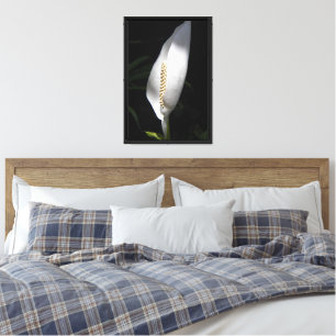 Lienzo Floral de Lily de la Paz Blanca