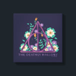 Lienzo Floral Deathly Hallow Graphic<br><div class="desc">HARRY POTTER™ | Echa un vistazo a este símbolo floral de Deathly Hallow!</div>