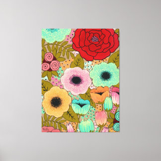 Lienzo Floral Garden Pintura Art Pip Gerard
