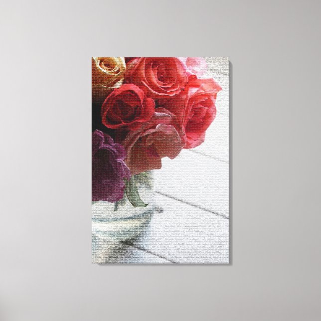 Lienzo Floral moderna y elegante (Anverso)