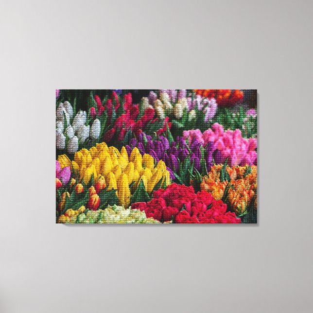 Lienzo Floral moderna y elegante (Anverso)