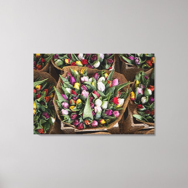 Lienzo Floral moderna y elegante (Anverso)