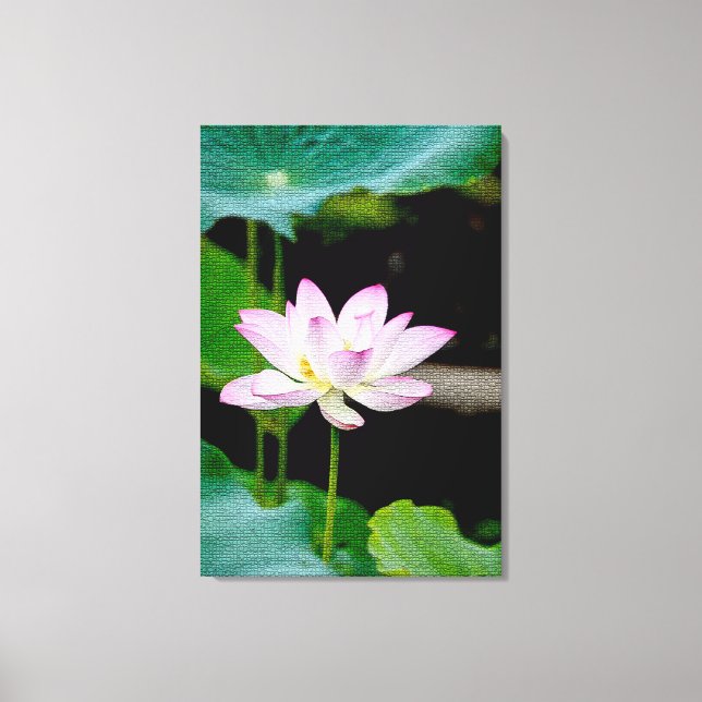 Lienzo Floral moderna y elegante (Anverso)