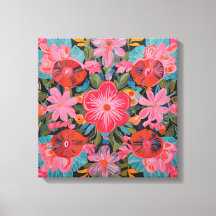 Floral rosa de Gauguin