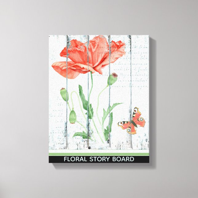 LIENZO FLORAL STORY BOARD (Anverso)